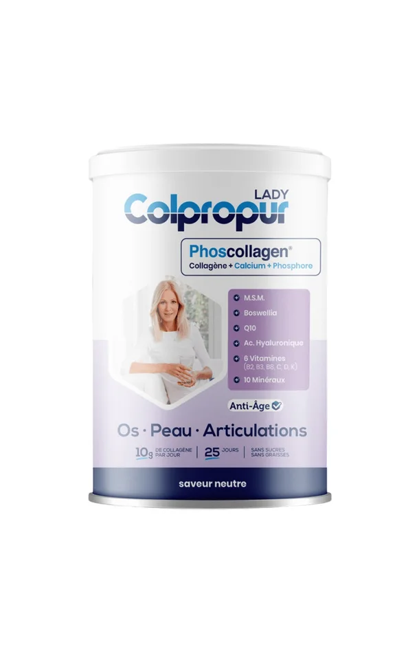 Cure collagène Lady – Os, peau & articulations – Goût neutre – 327 g