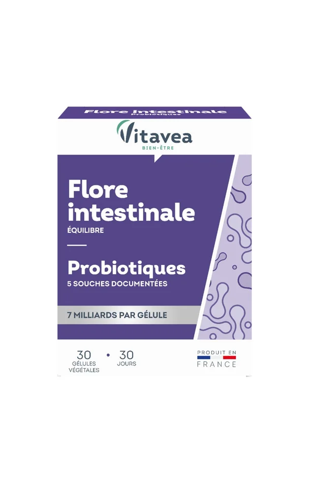 Cure flore intestinale – SupraBIOtique 5 souches – 1 mois