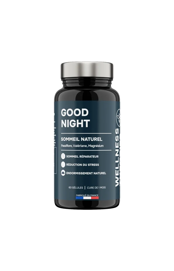 Cure sommeil naturel – Good Night – Passiflore & valériane – 1 mois
