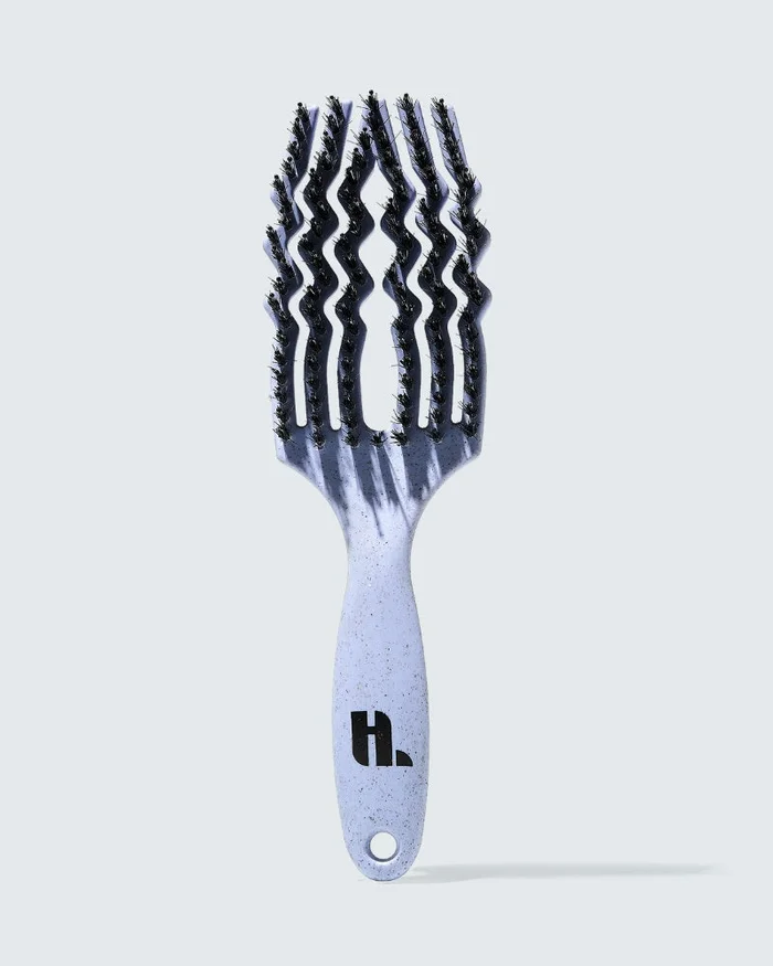 Curved Flex Detangler, Bleu-violet
