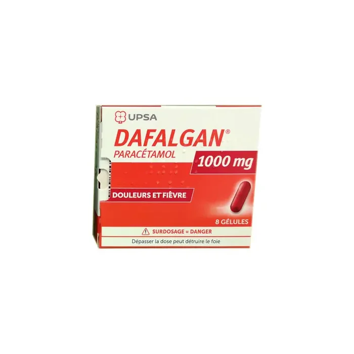 DAFALGAN 1000MG 8 GELULES UPSA