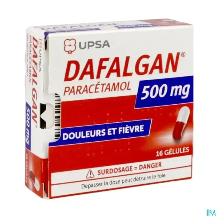 Dafalgan 500mg gélule 16