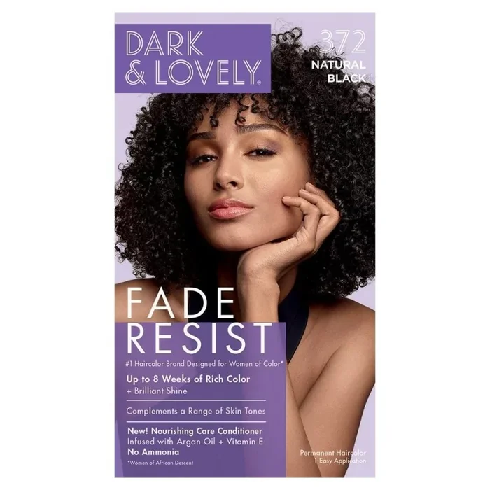 DARK & LOVELY ≡ Coloration Noir Naturel N°372