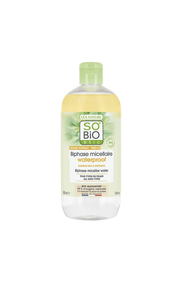 Démaquillant biphasé waterproof bio – Pur Bamboo