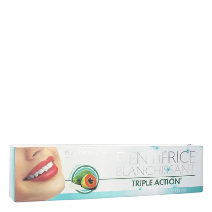 Dentifrice Blanchissant – Triple Action – Papaye & Silice 75 ml
