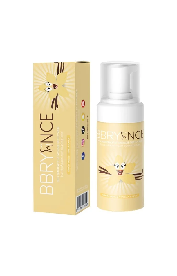 Dentifrice mousse blancheur – Vanille – 50 ml