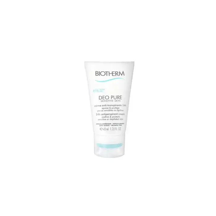 DEO PURE ANTI TRANSPIRANT SENSITIVE SKIN CREME 40ML BIOTHERM﻿