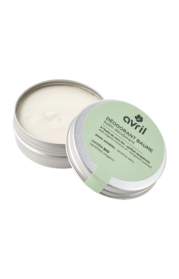 Déodorant baume Bergamote bio – Peaux sensibles – 85 g
