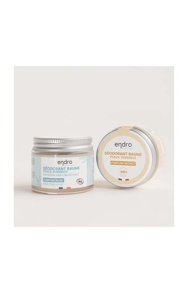 Déodorant baume peaux sensibles bio – Corps – 2 x 50 ml