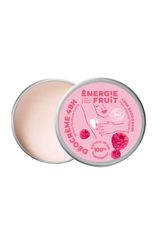 Déodorant crème bio 48h – Framboise – 45 g