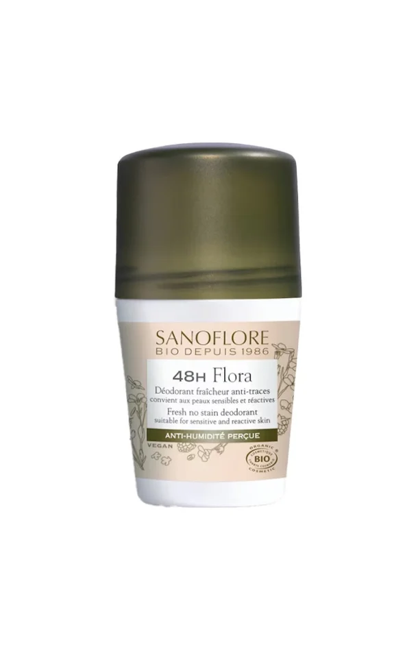Déodorant roll-on bio 24h – Flora – 50 ml
