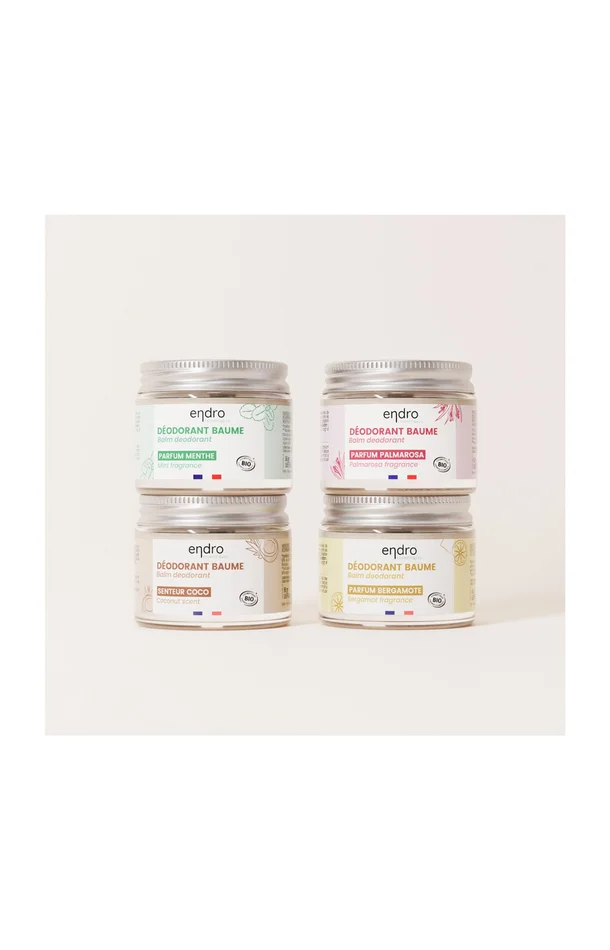 Déodorants baume bio – Corps – 4 x 50 ml