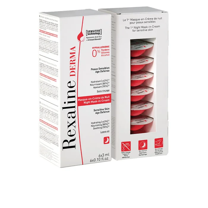 DERMA night mask-in-cream 6 x 3 ml