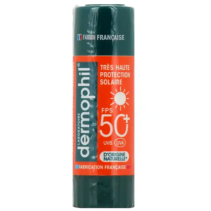 DERMOPHIL SOIN LEVRES PROTECTION SOLAIRE FPS50+ 4G