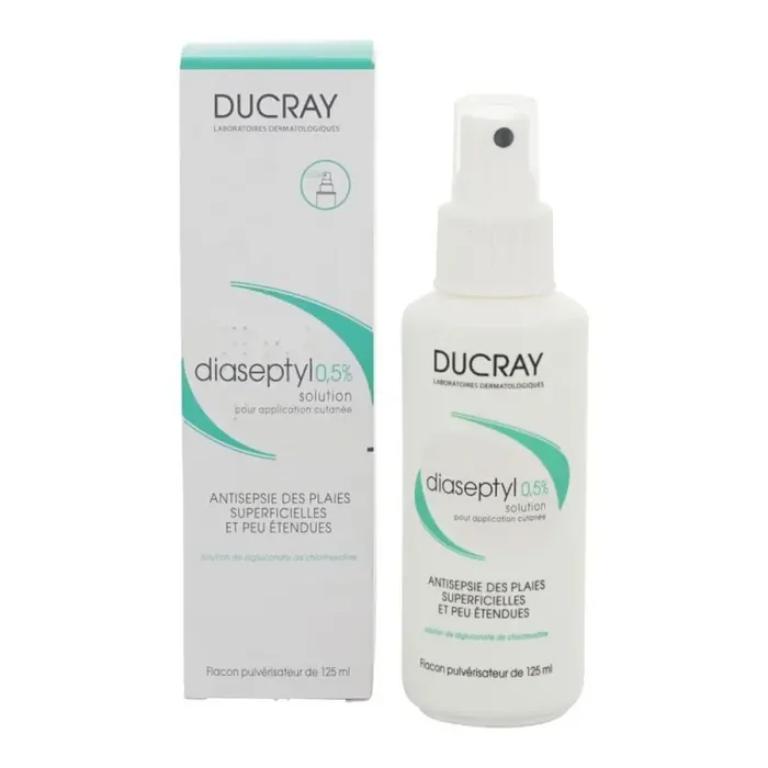 Diaseptyl 0,5% Sol Pulv 125ml
