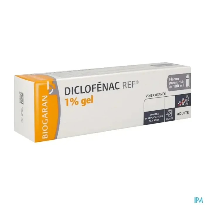 Diclofenac ref 1% gel flacon pressurise 100ml