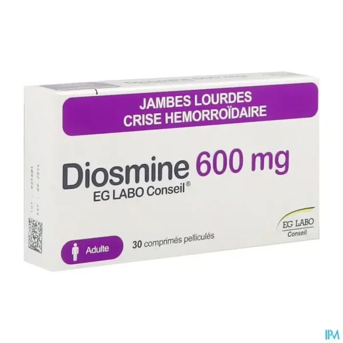 Diosmine eg labo conseil 600mg comprimé 30