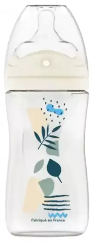 Dodie Biberon Tétine Multi-Perforée Anti-Colique 0-6M 270 ml – Couleur Bleu