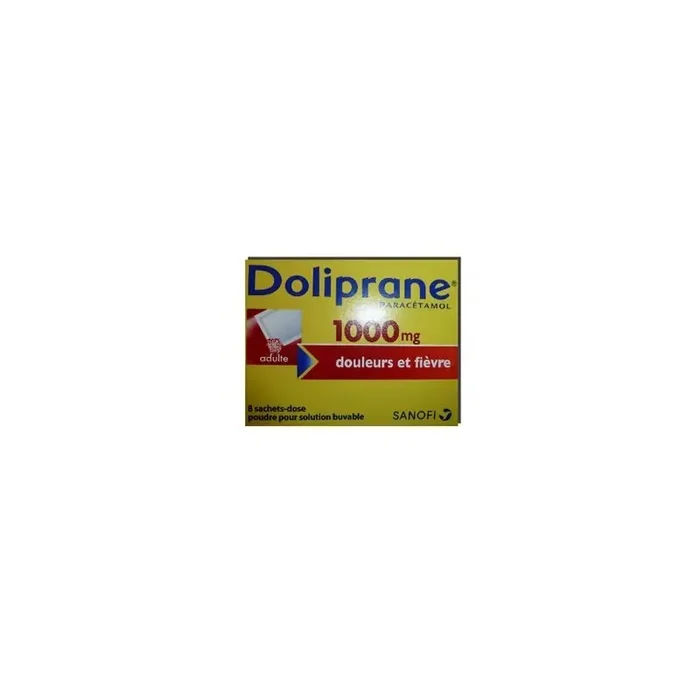 DOLIPRANE 1000MG ADULTE 8 SACHETS DOSES SANOFI