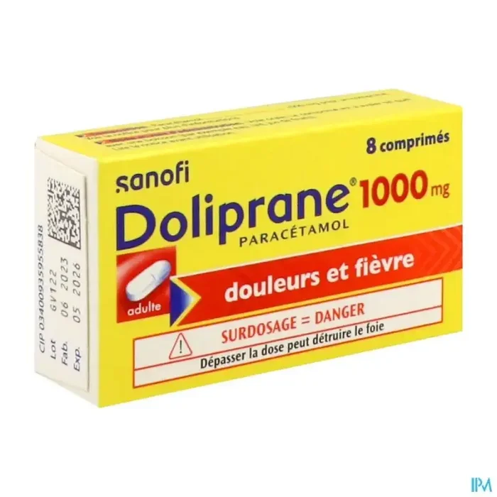 Doliprane 1000mg comprimés