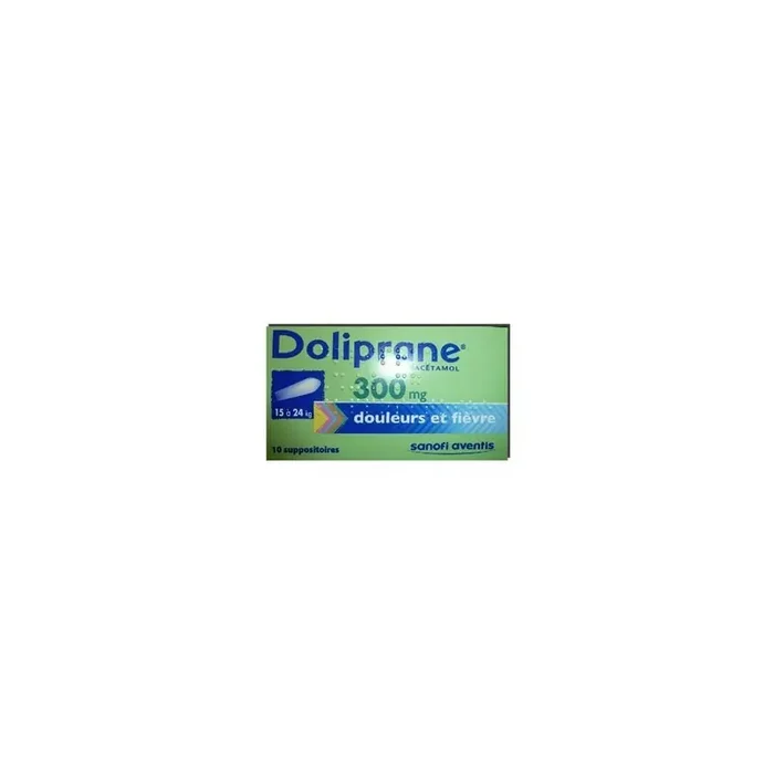 DOLIPRANE 300MG 10 SUPPOSITOIRES SANOFI