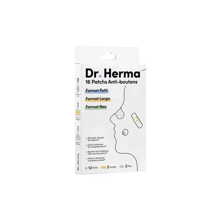 Dr.Herma Patchs anti-boutons multiformats x16