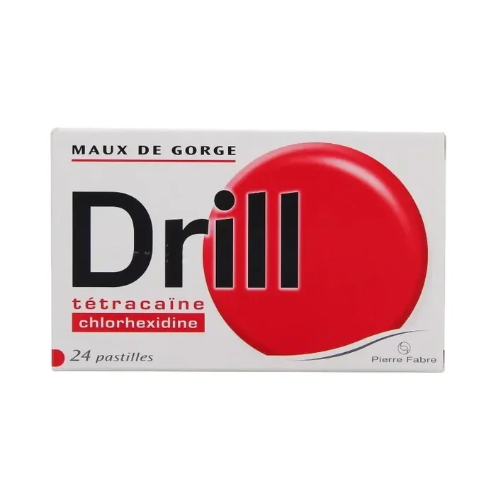 Drill 24 pastilles a sucer