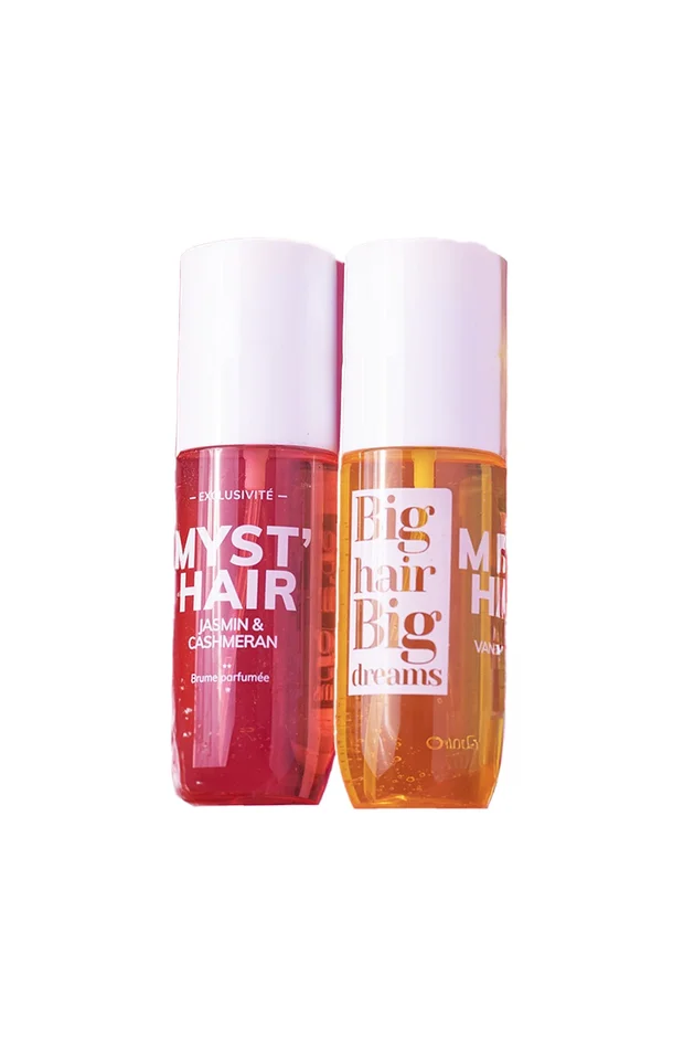Duo brumes parfumées – Jasmin Cashmere & Caramel Vanille