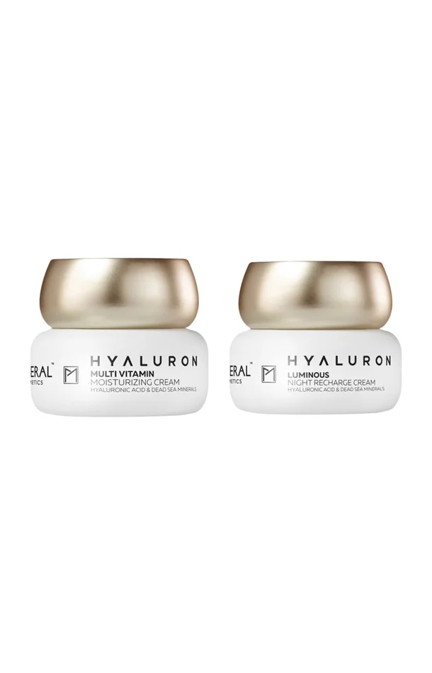 Duo crèmes jour & nuit – Acide hyaluronique – Visage