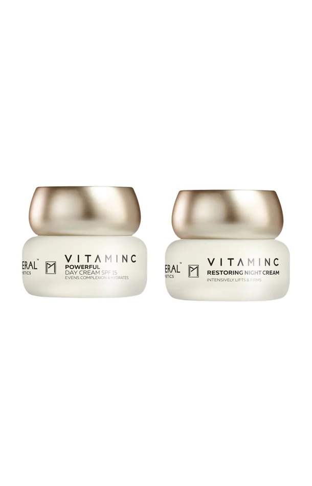 Duo crèmes jour & nuit – Vitamine C – Visage