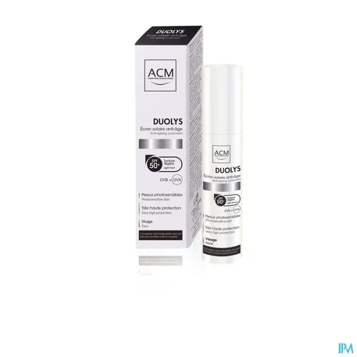 Duolys solaire anti age crème ip50+ 50ml