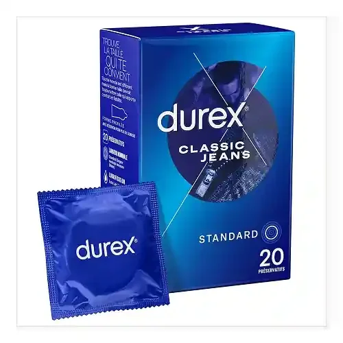 DUREX CLASSIC JEANS – 20 Préservatifs