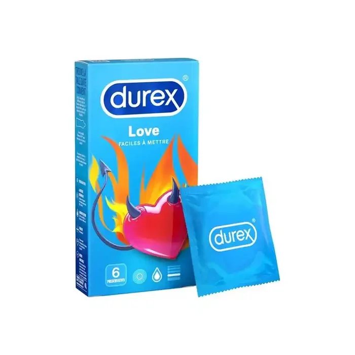 Durex Love faciles a mettre 6 preservatifs