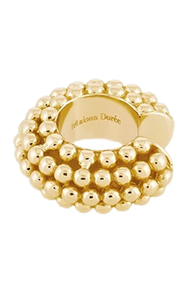 Earcuff – Mimosa – Laiton doré or 1 micron