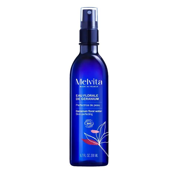 Eau Florale de G&eacute;ranium Bio – Affine le Grain de Peau 200 ml