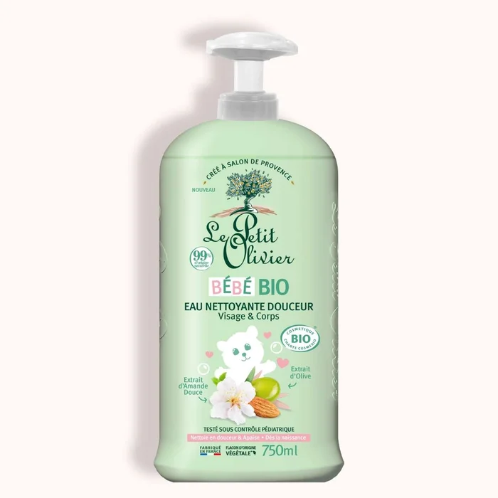 Eau Nettoyante Douceur Visage et Corps Bébé Bio