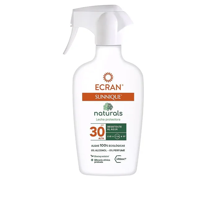 ECRAN SUNNIQUE NATURALS leche SPF30 pistola 300 ml