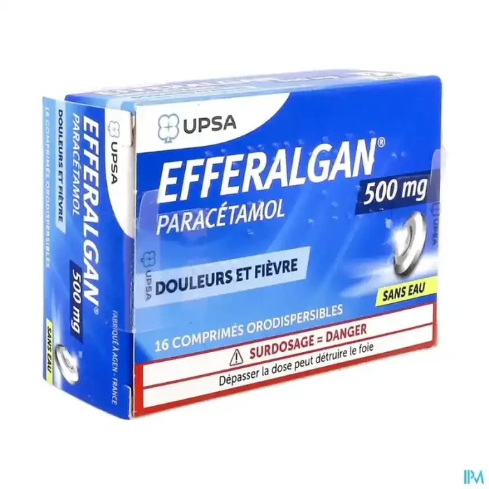 Efferalgan 500mg comprimé orodispersible 16