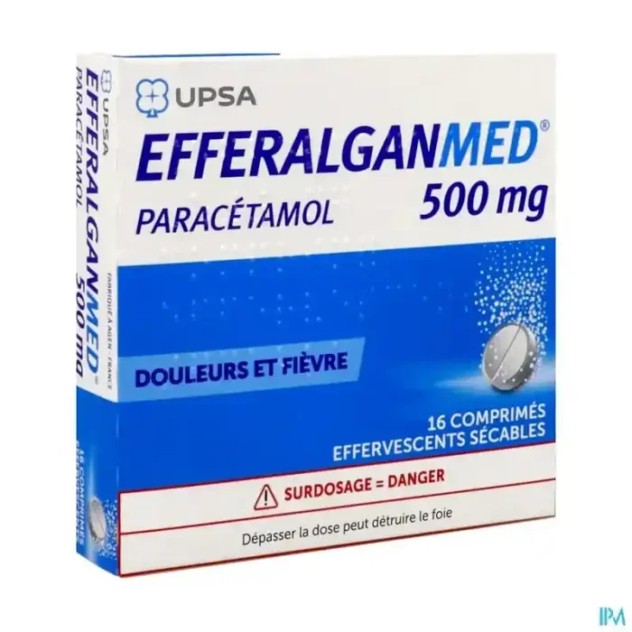 Efferalganmed 500mg comprimé effervescent sec 16