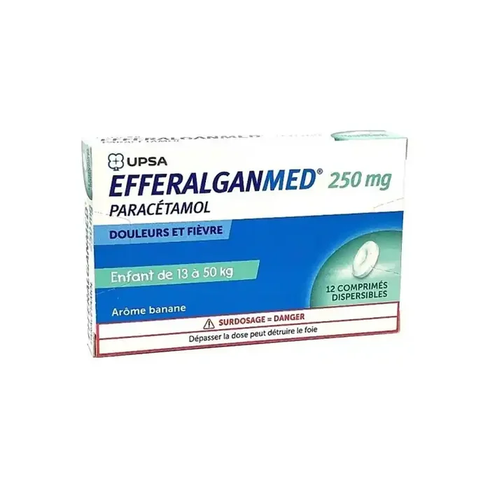 Efferalganmed paracetamol 250mg 12 comprimes