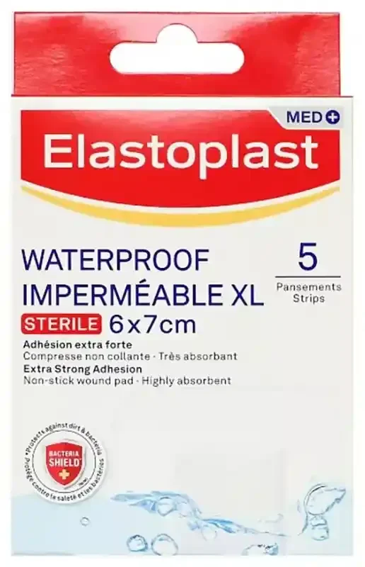 Elastoplast Pansements Imperméable XL 5 Pansements