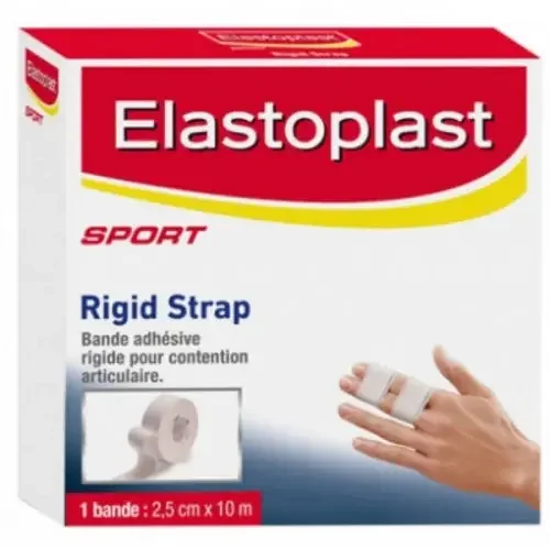 ELASTOPLAST RIGID STRAP Bande Adhésive Doigt – 2.5cmx10m
