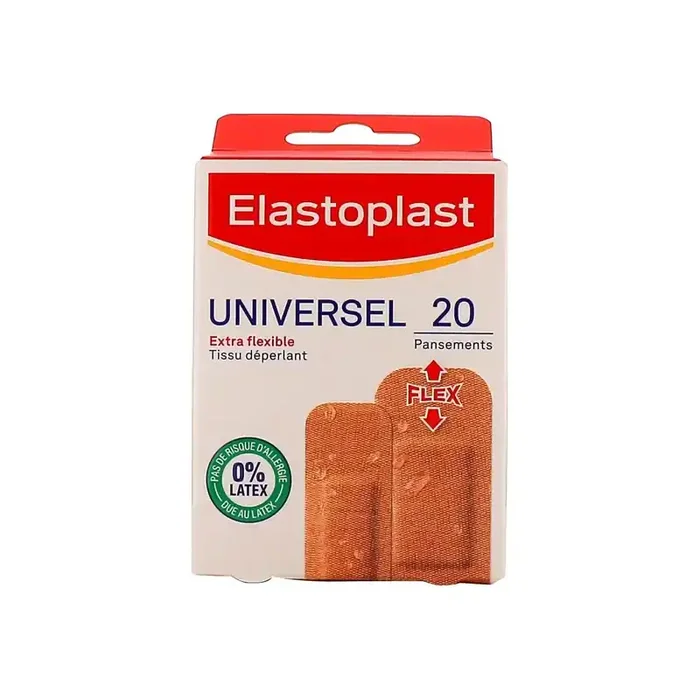 Elastoplast Universel extra flexible tissu 20 pansements