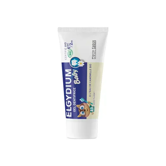 Elgydium Baby dentifrice bebe 6 mois – 2 ans bio 30ml