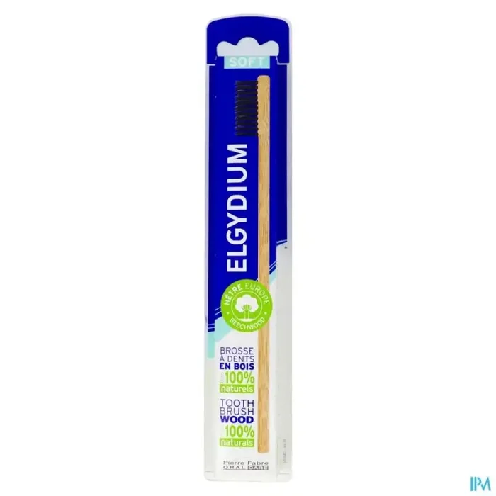 Elgydium bois brosse à dents souple