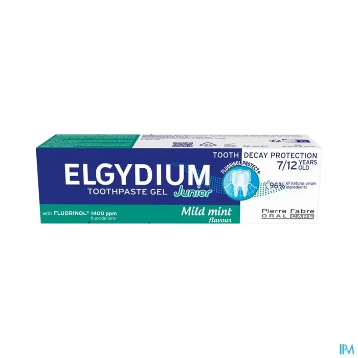Elgydium junior protection caries gel dentifrice menthe douce 50ml