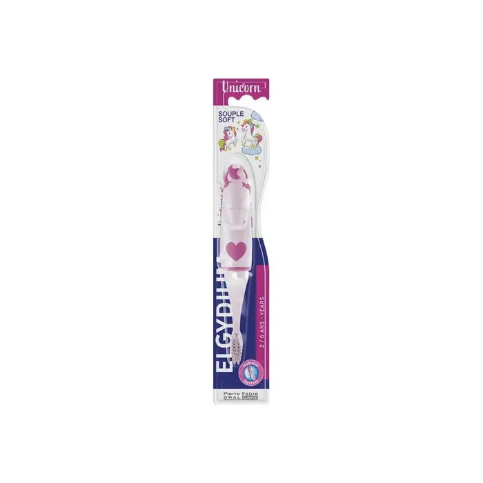 Elgydium Unicorn brosse a dents enfant 2/6 ans