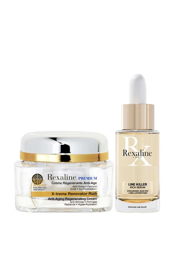 Elixir détoxifiant anti-rides & crème riche anti-âge – Line killer
