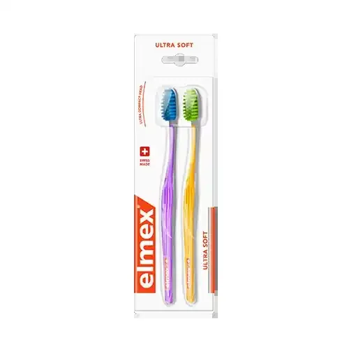 ELMEX BROSSE A DENTS Ultra Soft – Lot de 2