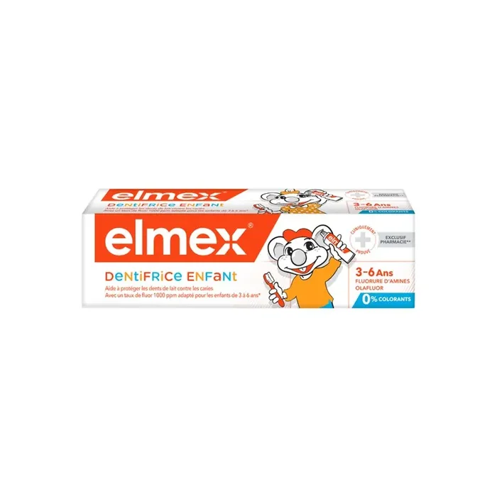 Elmex dentifrice enfant de 2 a 6ans – 50ml